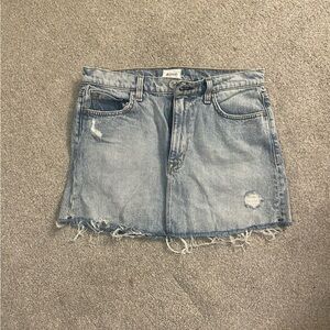 HUDSON Denim Mini Skirt